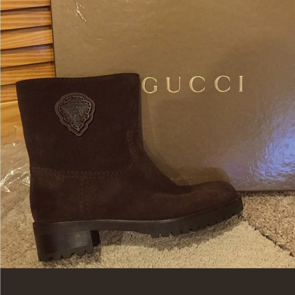 Gucci boots Pelles Gomma